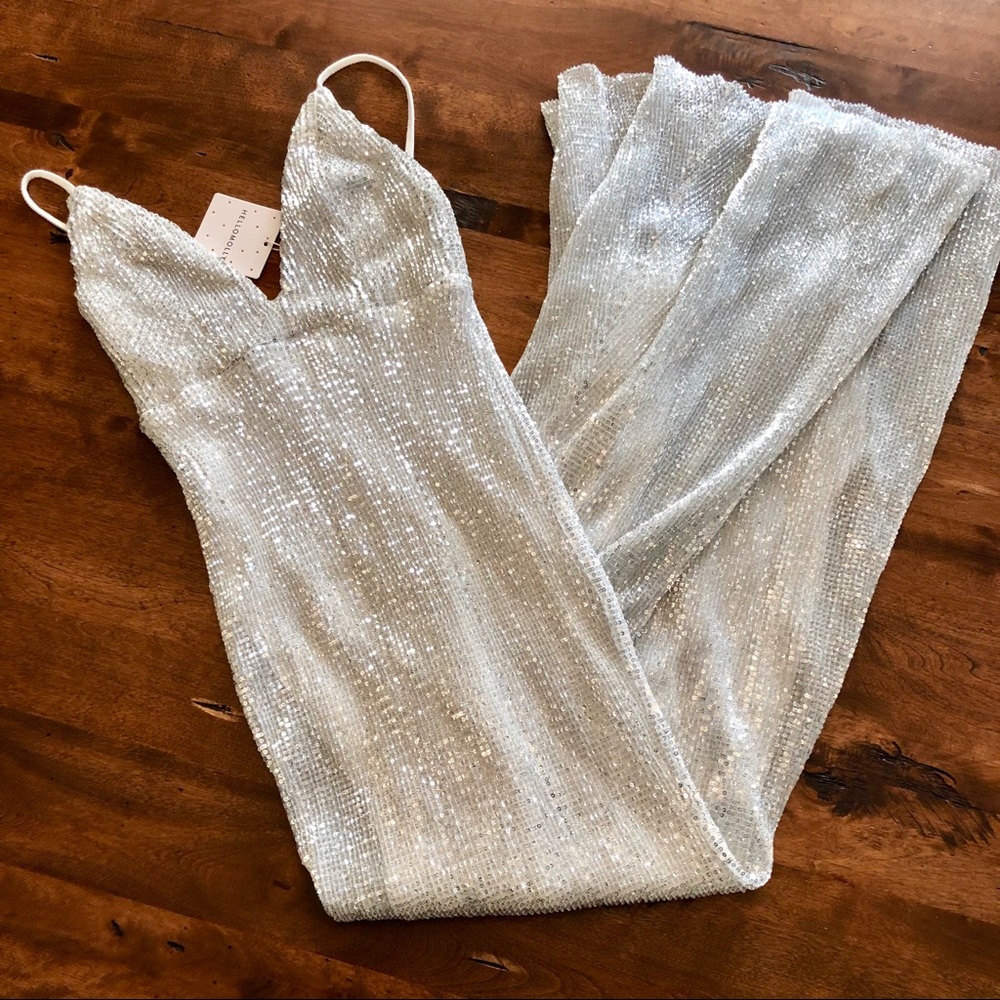 Hello Molly sequin maxi